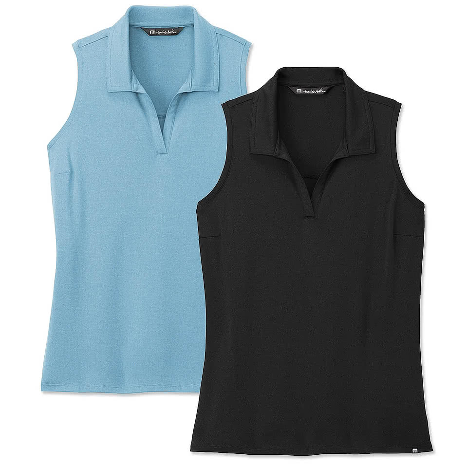 TravisMathew Women's Coto Sleeveless Performance Polo - Printed