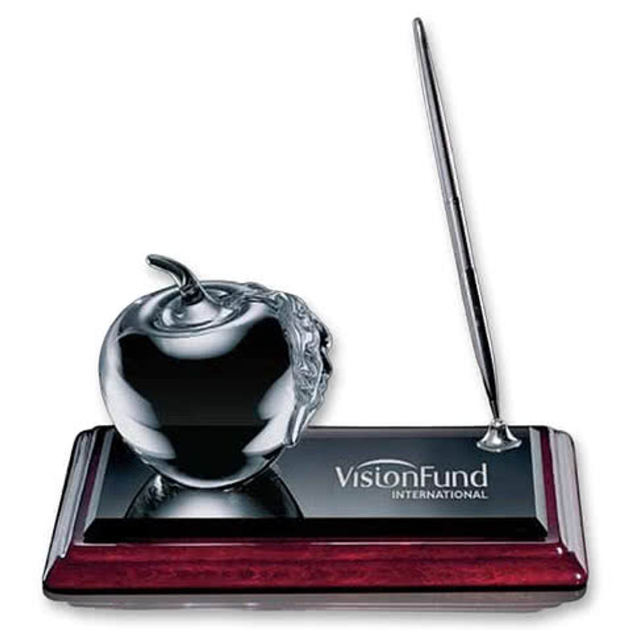 Apple on Albion Pen Set in Chrome