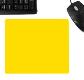 Full Color Mouse Pad - Color: Yellow