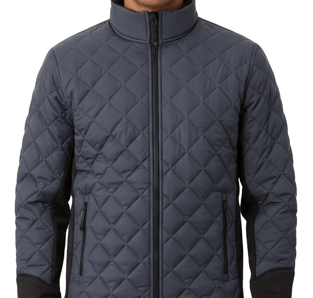 Elevate Rougemont Diamond Quilted Insulated Puffer Jacket-default