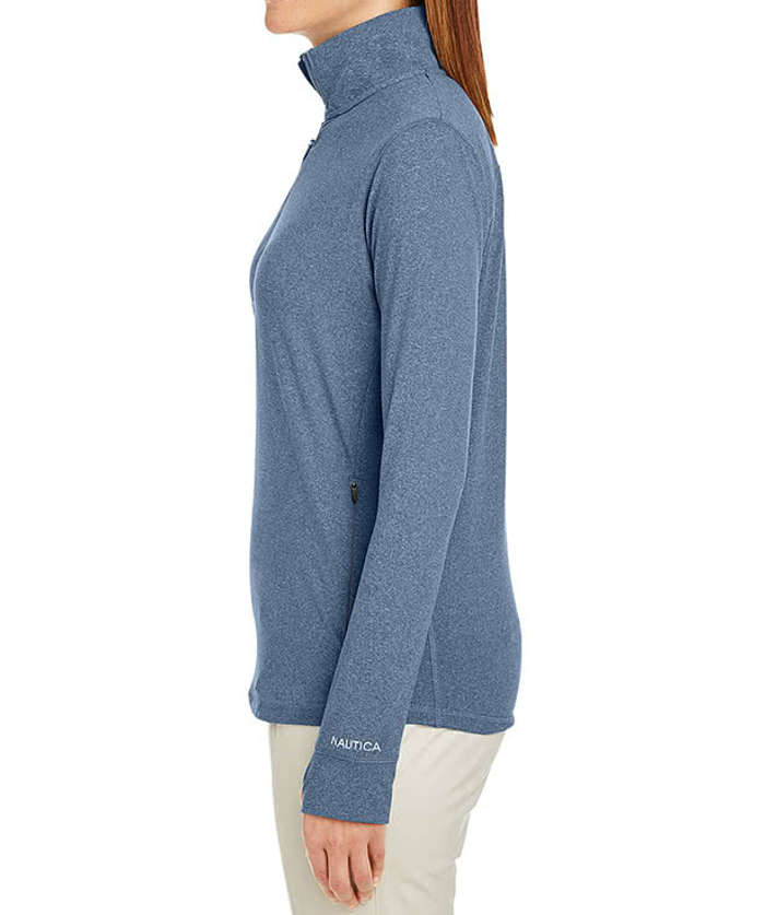 Nautica Women's Saltwater Performance Quarter Zip Sweatshirt