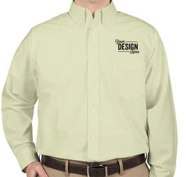 Ultra Club Wrinkle-Free Oxford Dress Shirt - Color: Lime