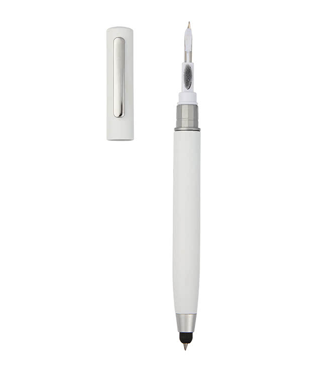 Full Color 3-in-1 Tech Cleaning Gel Stylus Pen (black ink)