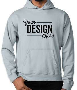 Hanes ComfortWash Garment Dyed Pullover Hoodie - Color: Soothing Blue