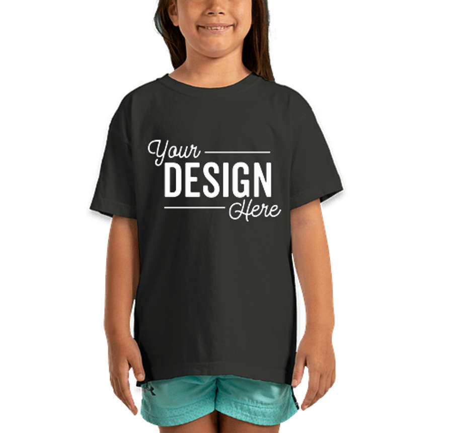 Comfort Colors Youth 100% Cotton T-shirt in Black