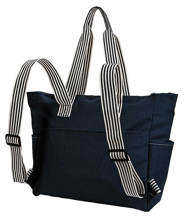 Full Color Stripe Diaper Tote-Pack