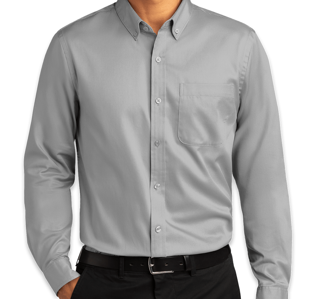 Port Authority SuperPro React Dress Shirt - Embroidered-default