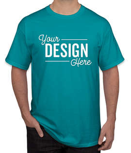 Canada - Gildan 100% Cotton T-shirt - Color: Tropical Blue