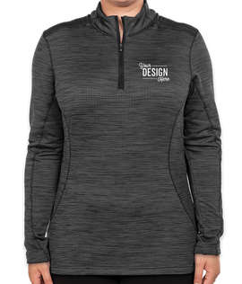 Stormtech Women's Base Thermal Grid Performance Quarter Zip Sweatshirt - Color: Dolphin