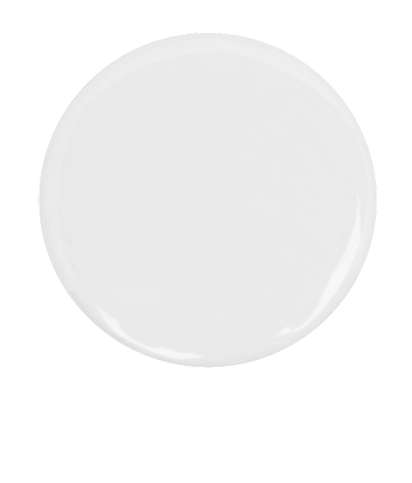 2.25" Round Button - White