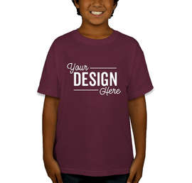 Canada - Gildan Youth DryBlend 50/50 T-shirt - Color: Maroon