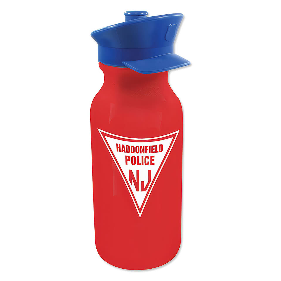20 oz. Police Hat Bike Water Bottle