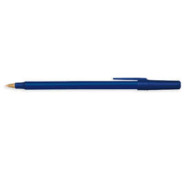 BIC Antimicrobial Round Stic Pen (black ink) - Color: Navy / Navy