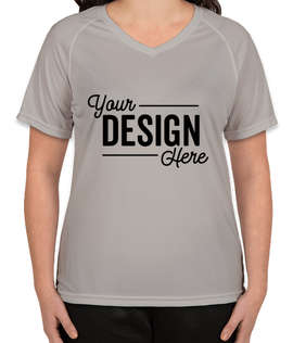 Augusta Women's Attain Raglan Performance Shirt - Color: Silver