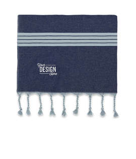 Slowtide Lightweight Cotton Turkish Towel - Color: Brisa