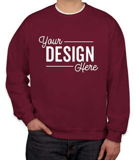 Canada - Gildan Midweight 50/50 Crewneck Sweatshirt - Color: Garnet