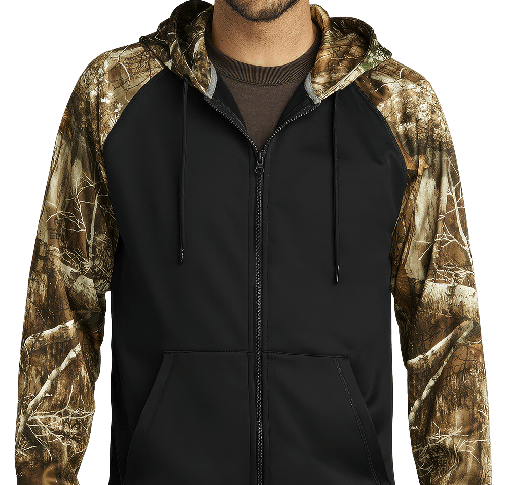 Russell Outdoors Realtree® Colorblock Performance Zip Hoodie-default