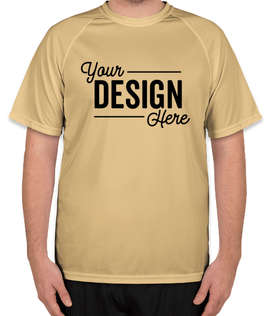 Augusta Attain Short Sleeve Raglan Performance Shirt - Color: Vegas Gold