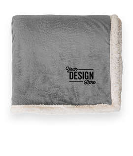 Kanata Original Lambswool Oversized Blanket - Color: Light Gray