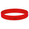 Laser Engraved Silicone Bracelet
