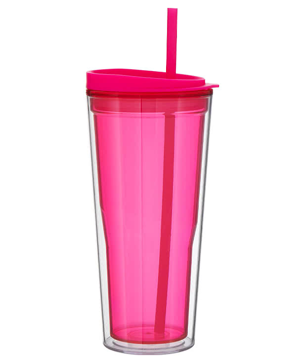 20.9 oz. Vast Acrylic Tumbler with Straw