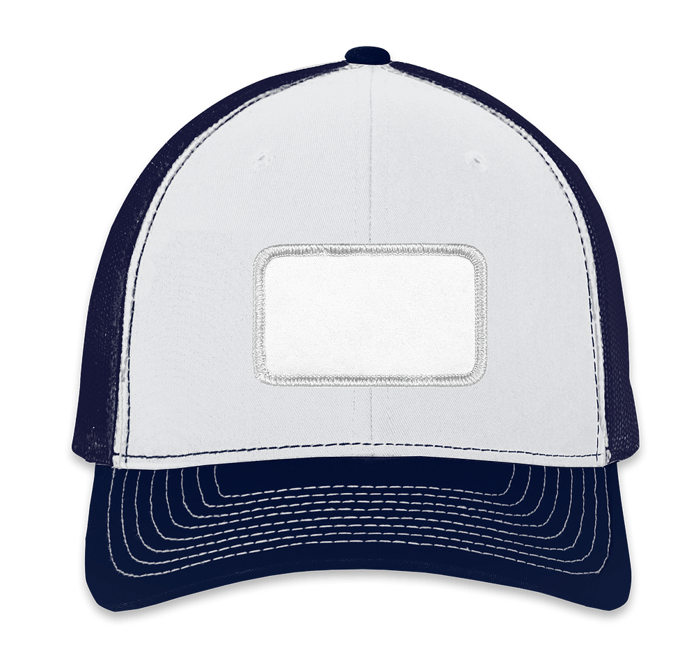 Richardson Snapback Trucker Hat - Rectangle Patch  - Sublimated-default