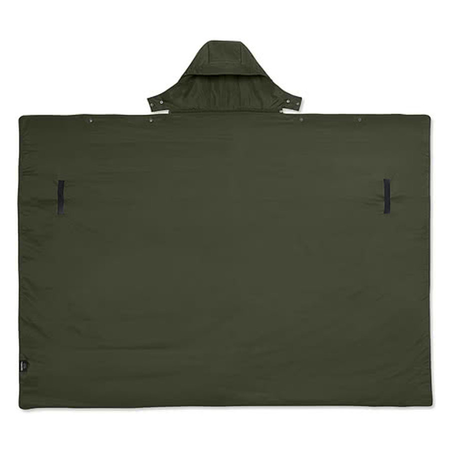 Eddie Bauer Puffy Camp Poncho in Black