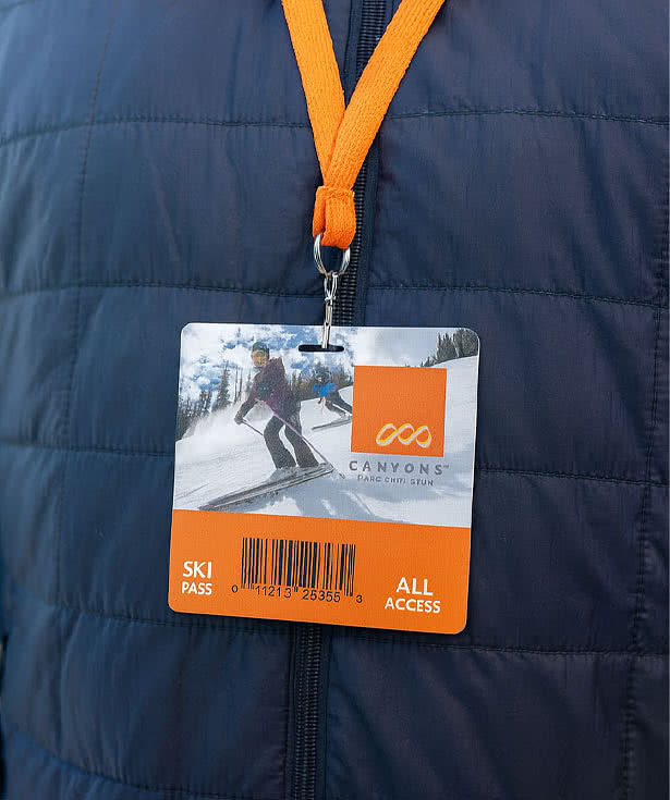 Full Color 3.5" x 3.5" Plastic Identification Badge