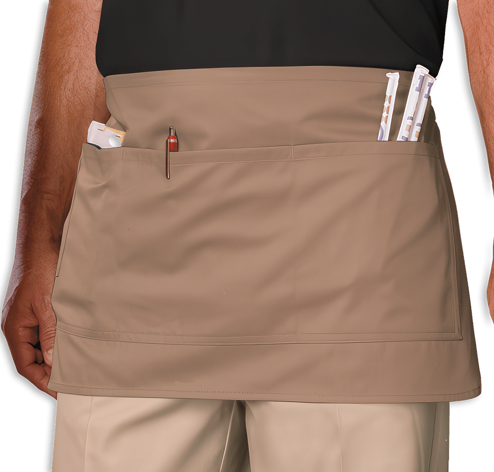 Blue Generation Scotchgard Treated Four-Pocket Waist Apron - Printed-default