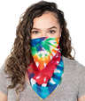 Valucap 100% Cotton Tie-Dye Bandana (Centered Design)