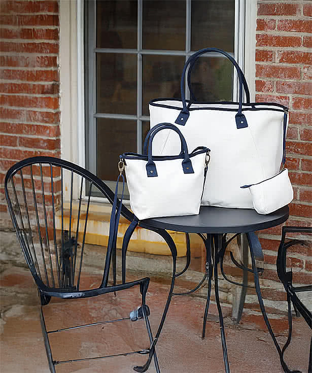 Market Street Tapered Carryall Tote Bag