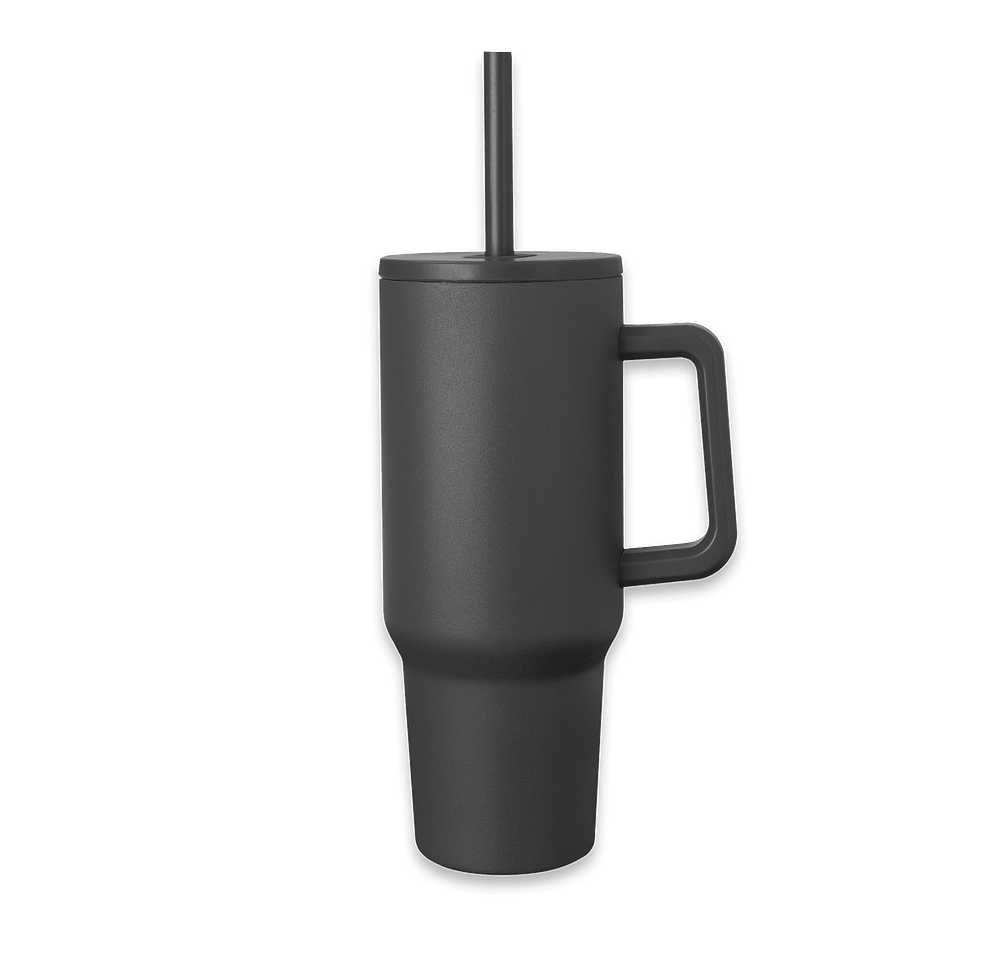 Laser Engraved 40 oz. Jackson Intrepid Stainless Steel Tumbler with Straw-default