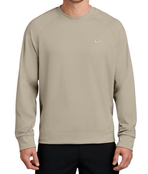 Nike Dri-FIT Primary Crewneck Sweatshirt in Desert Khaki