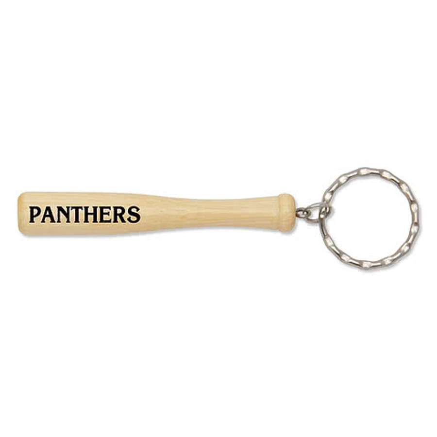 Baseball Bat Keychain in Natural