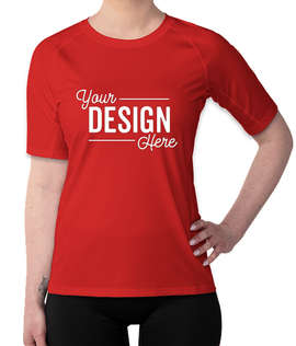 Sport-Tek Women's Rash Guard Shirt - Color: True Red