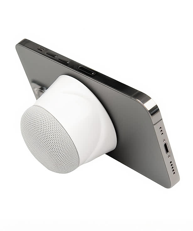 Mini Magnetic Portable Bluetooth Speaker and Phone Stand