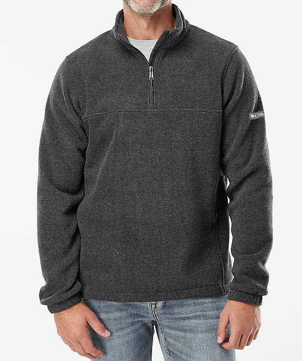 Columbia Steens Mountain Half Zip Fleece Pullover - Embroidered
