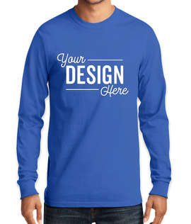 Port & Company Tall Essential Long Sleeve T-shirt - Color: Royal