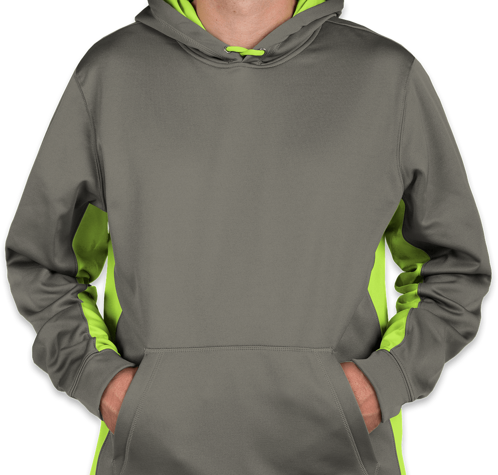 Sport-Tek Colorblock Performance Pullover Hoodie-default