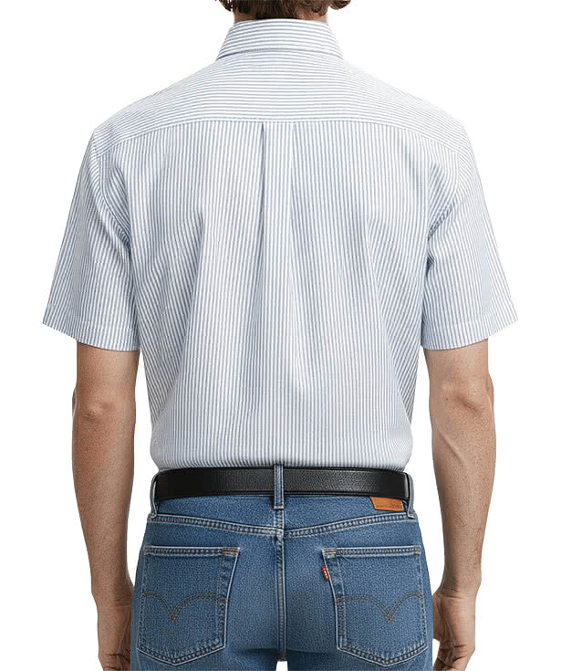 Blue Generation Oxford Short Sleeve Dress Shirt
