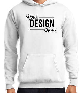 Port & Company Tall Core Pullover Hoodie - Color: White