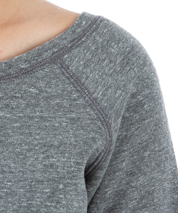 Bella + Canvas Women's Tri-Blend Wide Neck Sweatshirt