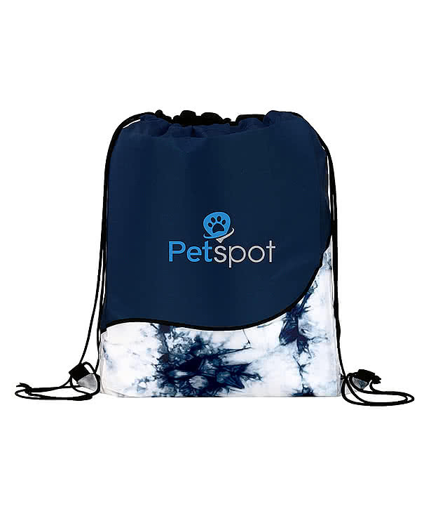 Full Color Tie Dye Sport Pack Drawstring Bag
