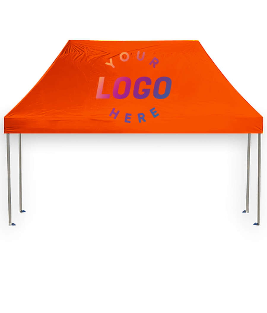 Full Color 20' Premium Canopy Tent in Orange