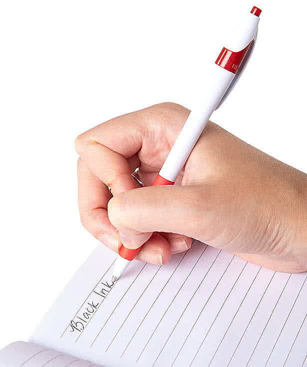 Cougar Rubber Grip Pen (black ink)