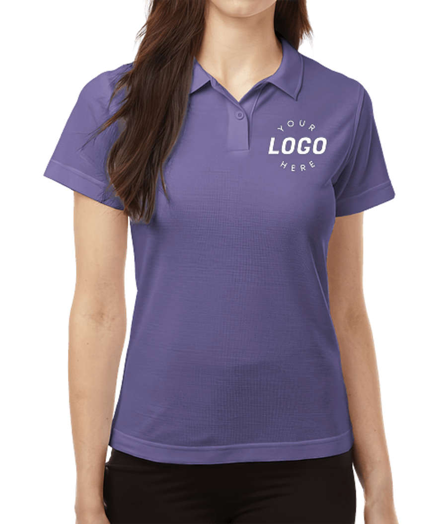 AllPro Women's Blended Pique Polo - Printed in Violet