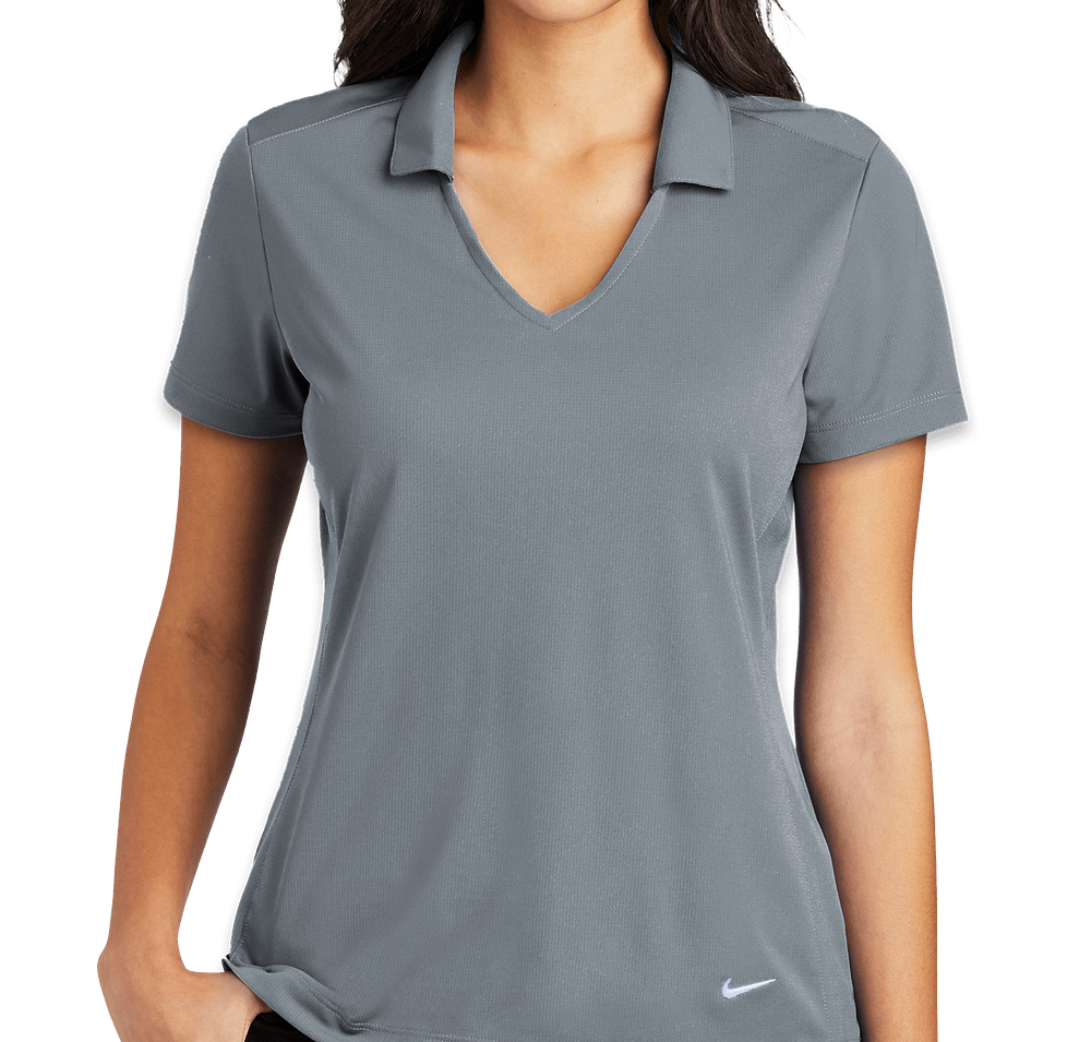 Nike Women's Dri-FIT Vertical Mesh Performance Polo - Embroidered-default