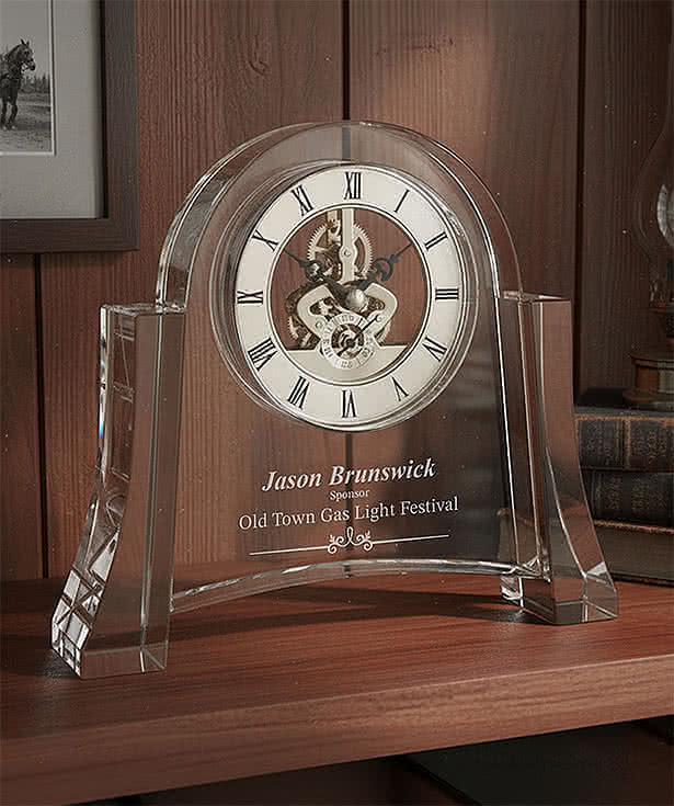 Laser Etched Sulfolk Clock