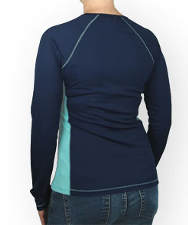 Alo Ladies Long Sleeve Color Block T