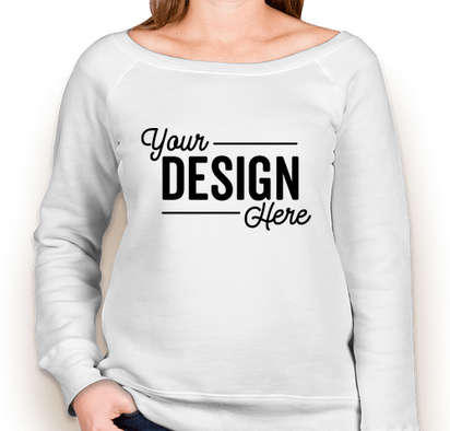 Bella + Canvas Women's Tri-Blend Wide Neck Sweatshirt-default